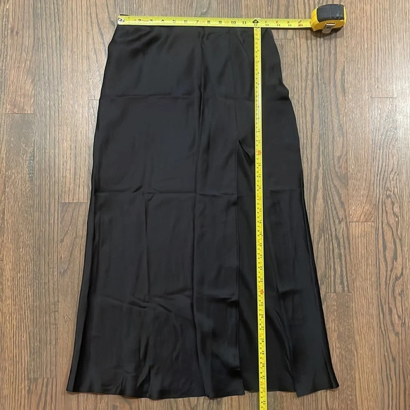 Amanda Uprichard Ludlow Slit Silk Midi Skirt - Picture 9 of 11